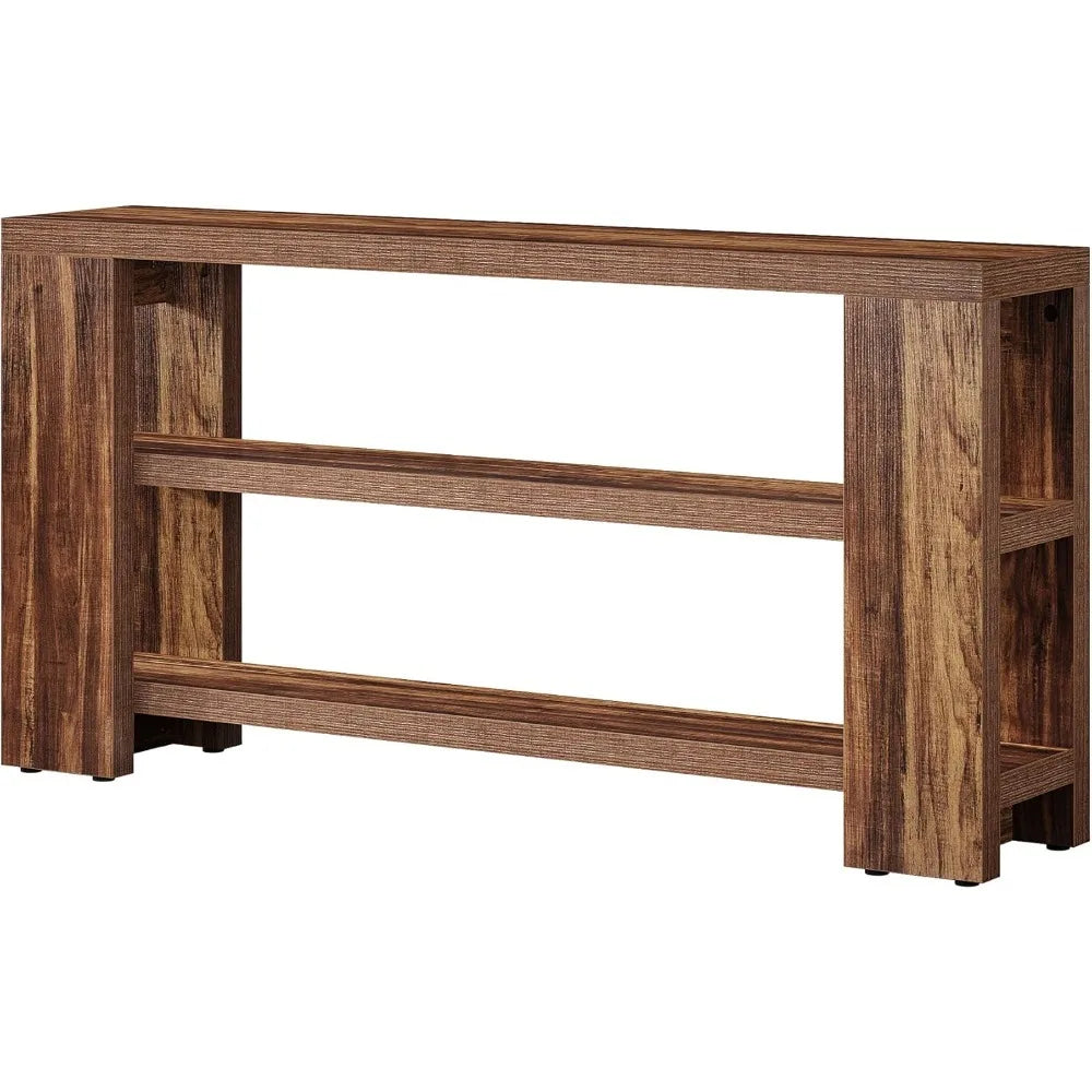 Farmhouse 3-Tier Console Table