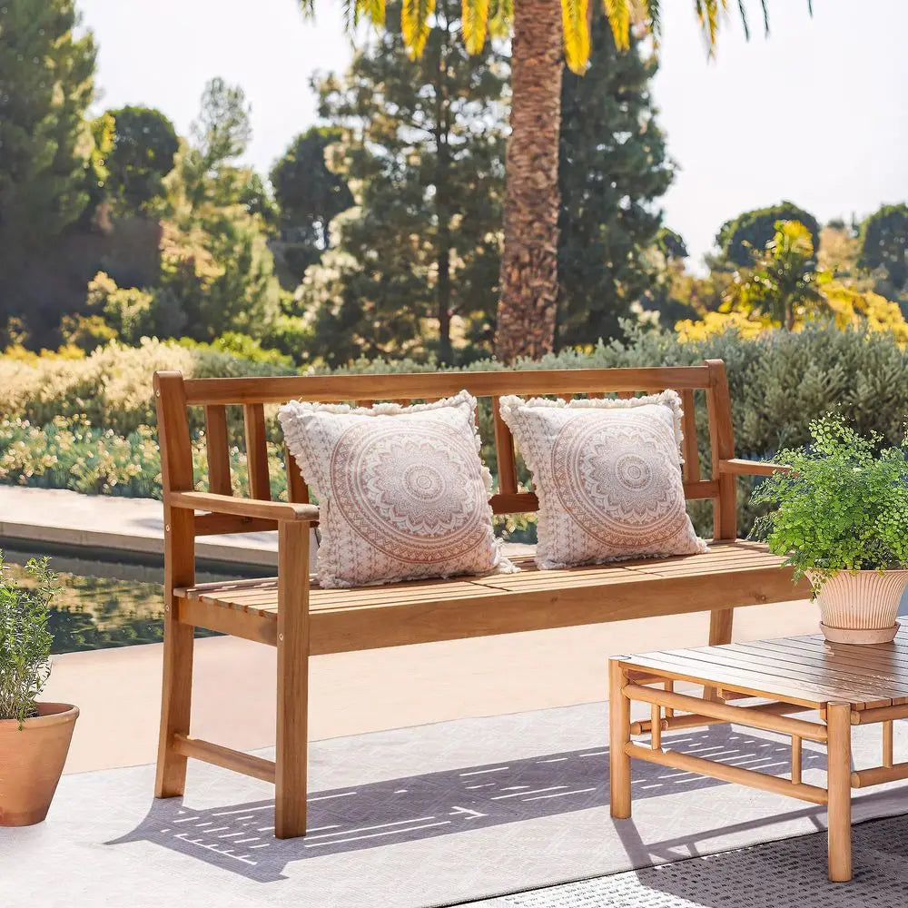 Outdoor Loveseat Bench for Patio or Balcony