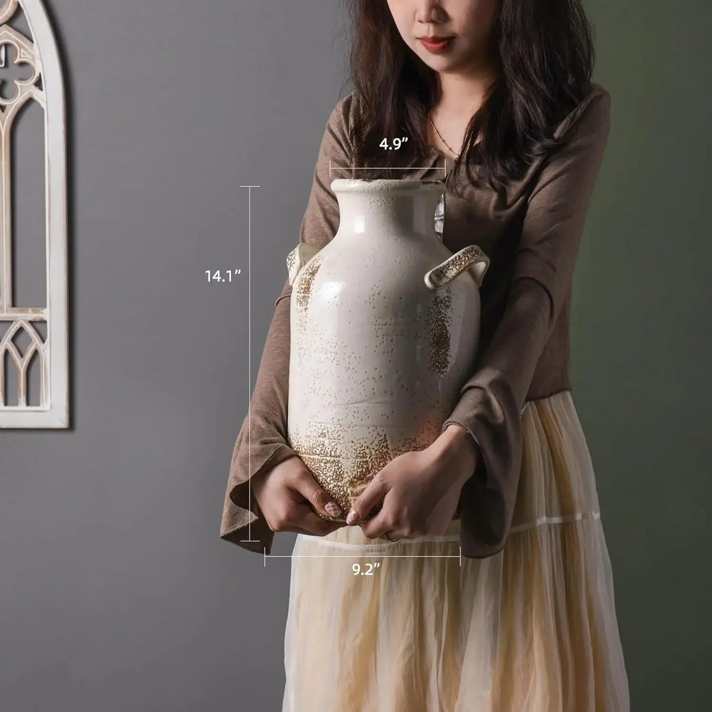 Ceramic Rustic Flower Vase