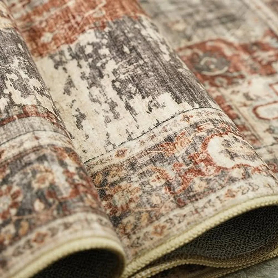 Large 9x12 Vintage-Style Area Rug