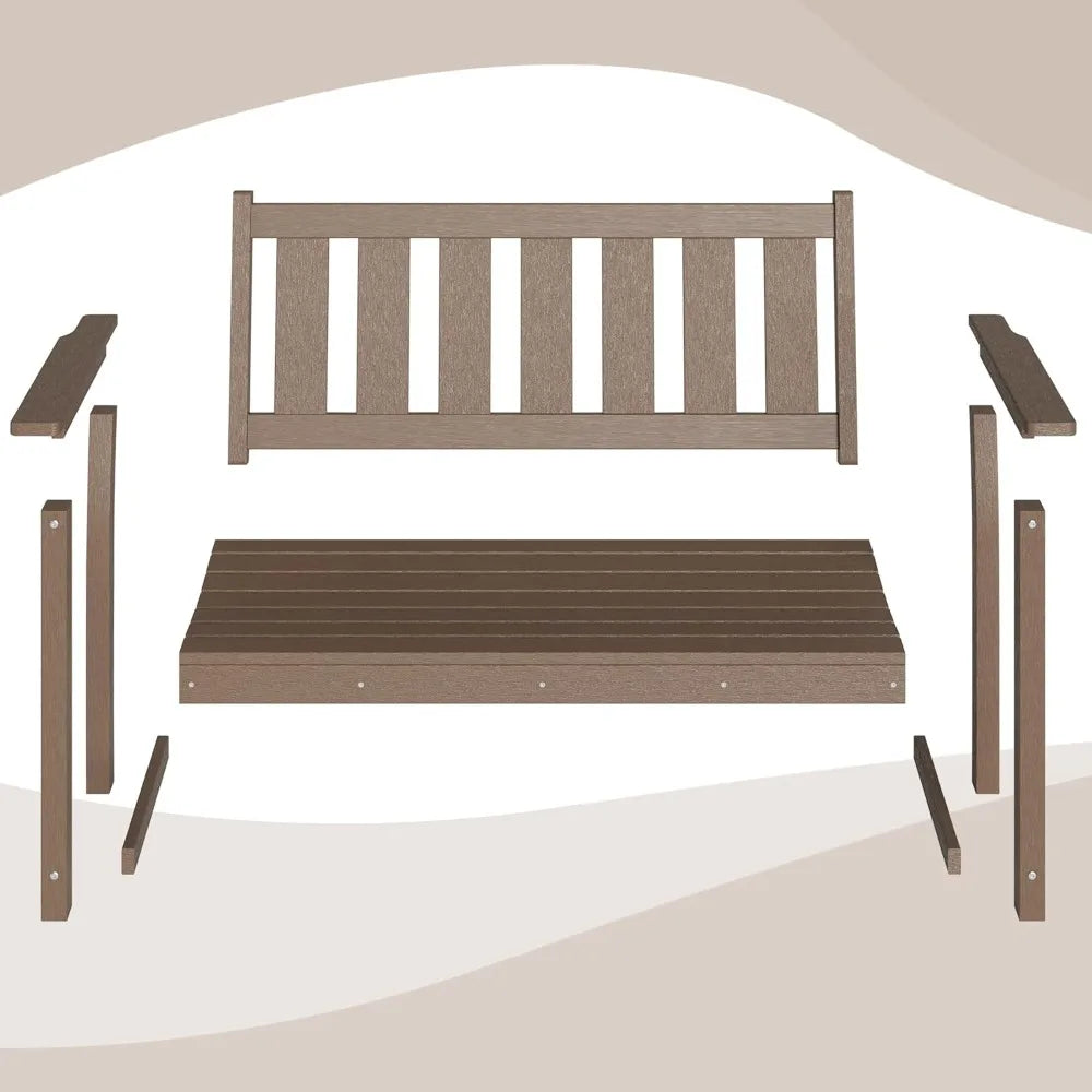 Outdoor Bench Ideal for Porch, Patio or Balcony