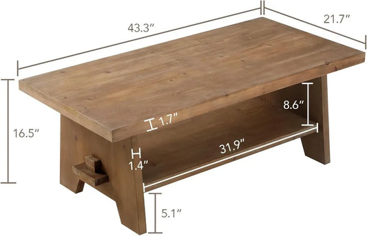 Farmhouse Living Room Coffee Table