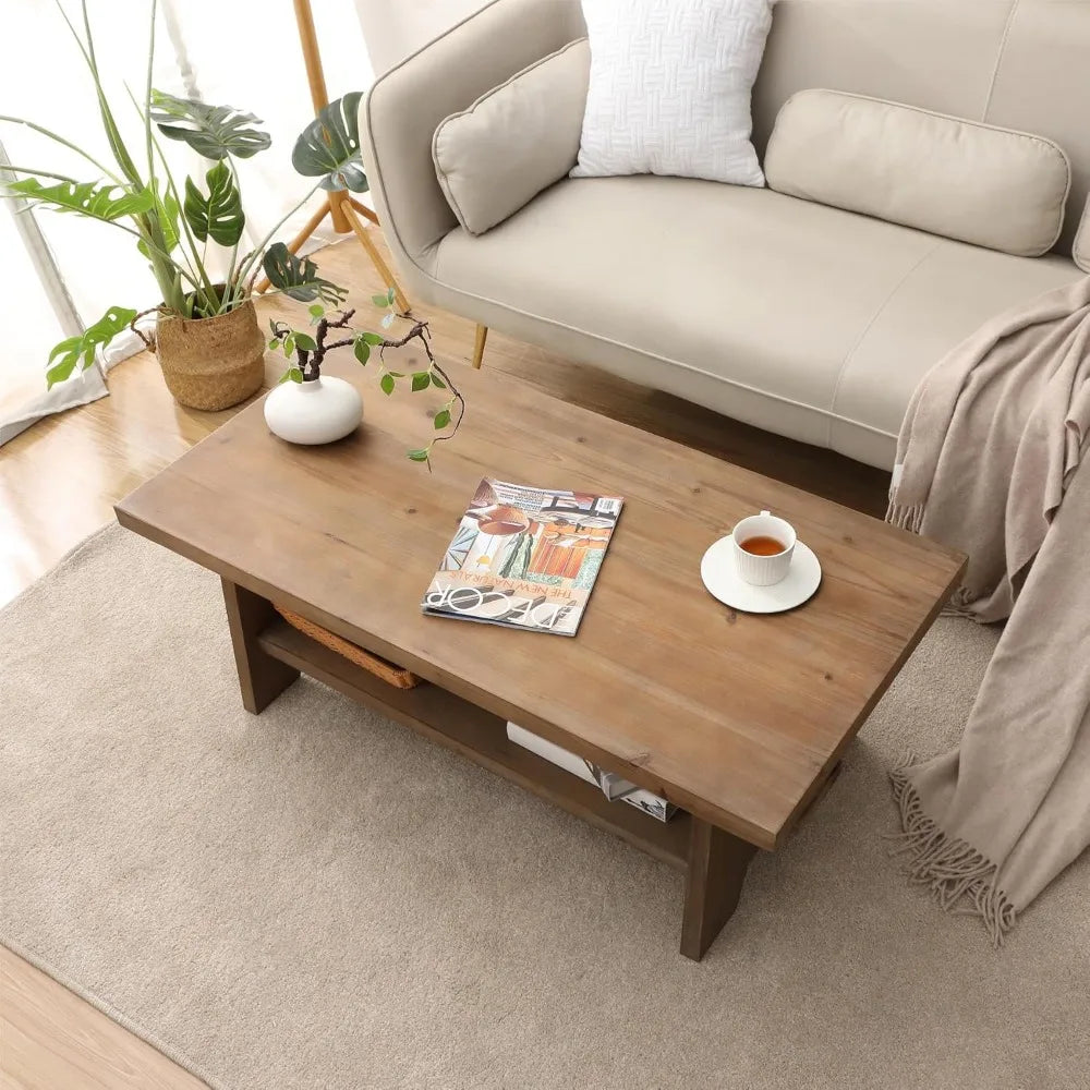 Farmhouse Living Room Coffee Table