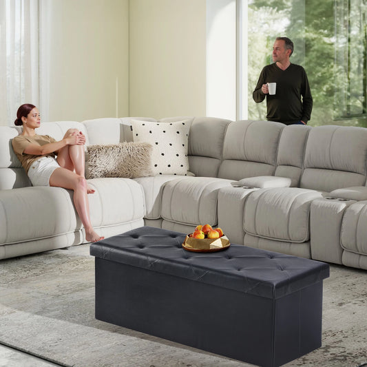 Ottoman Storage Bench for Bedroom or Living Room