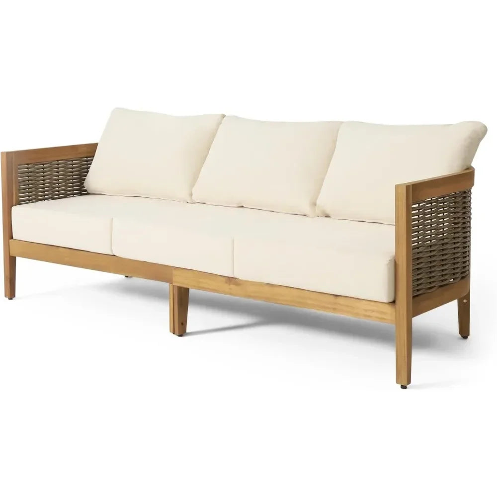 Outdoor Wooden Sofa for Backyard Patio