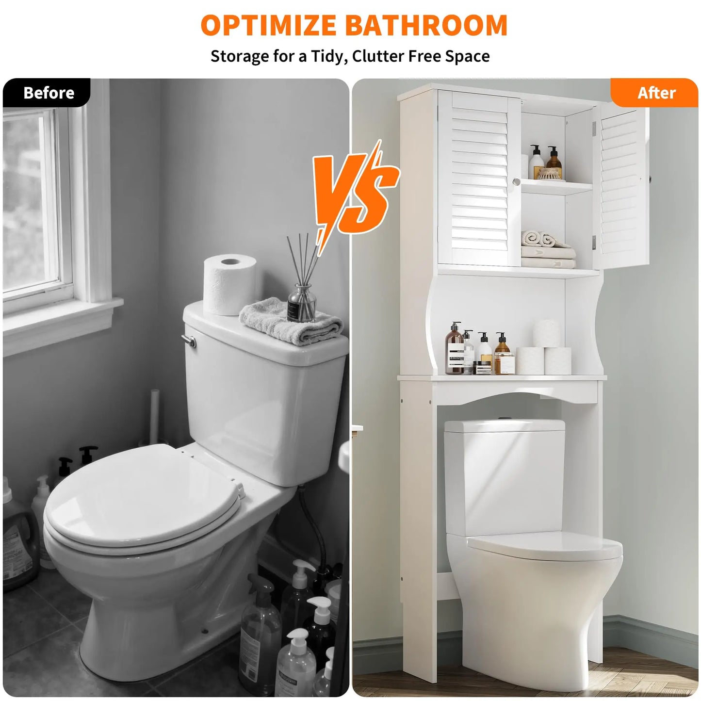 Over The Toilet Storage Cabinet