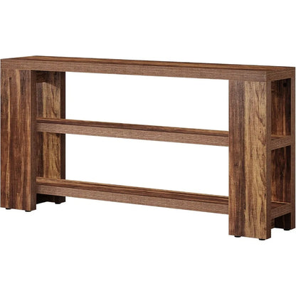 Farmhouse 3-Tier Console Table
