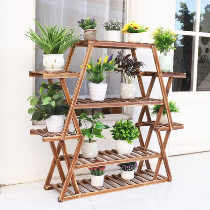 Wooden Plant Stand for Indoor, Outdoor
