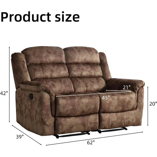 2-Seat Dual Reclining Sofa