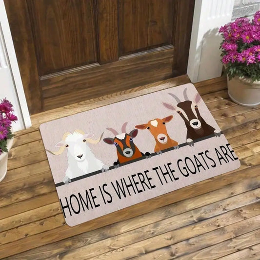 Farmhouse Doormat, Bathroom Rug, Kitchen Mat