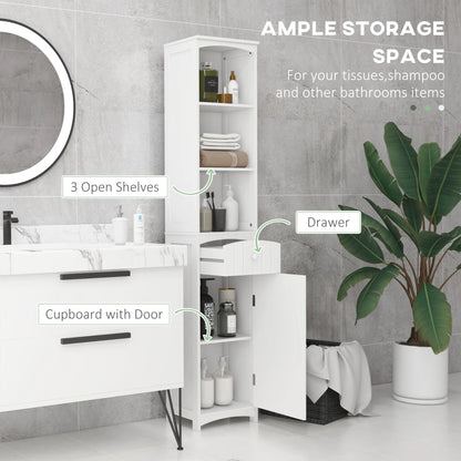67" Tall Storage Cabinet for Bathroom