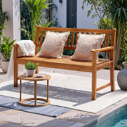 Outdoor Loveseat Bench for Patio or Balcony