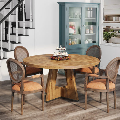 Round Wooden Dining Table