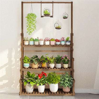 Heavy Duty Hanging Plant Stand for Indoor, Outdoor
