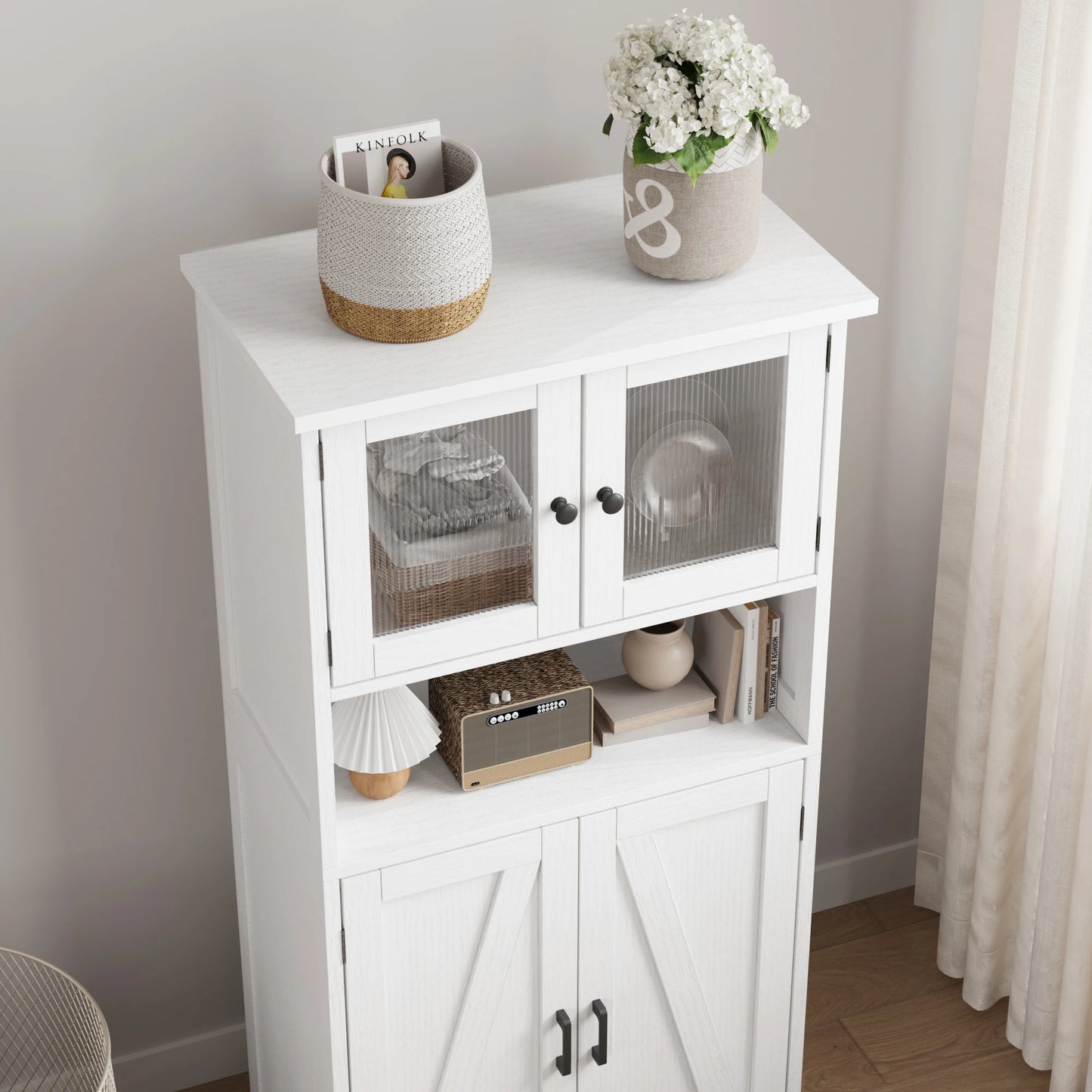 Kitchen Pantry Cupboard or Bathroom Cabinet