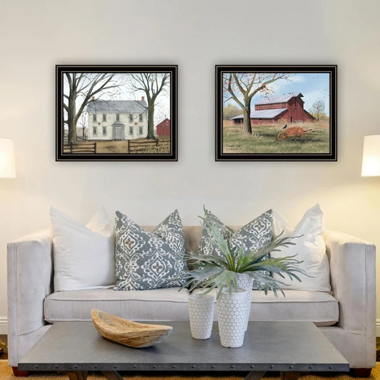 2- Piece Early American Homestead, Ready to Hang