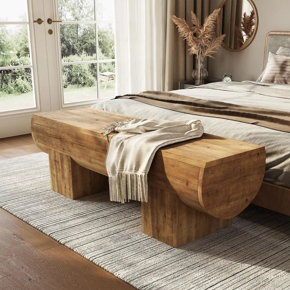 Farmhouse Indoor Entry Bench Seat