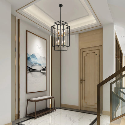 Farmhouse Lantern Pendant Light for Dining Room, Living Room or Entryway