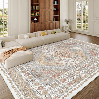 8x10 Washable Non-Slip Vintage Area Rug