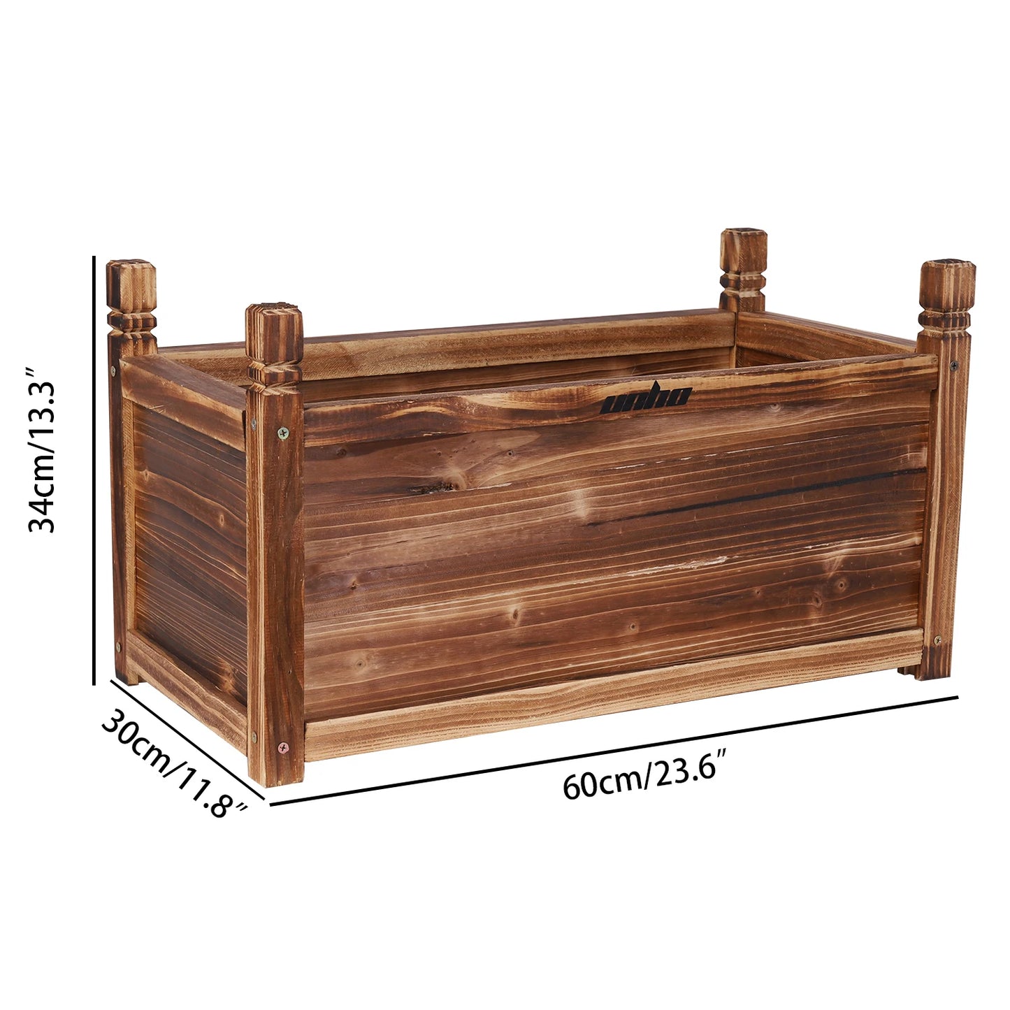 Wooden Outdoor Flower Bed, Vegetable or Herb Garden