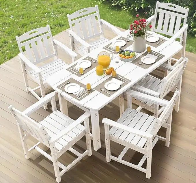 7-Piece, Outdoor Dining Set for 6