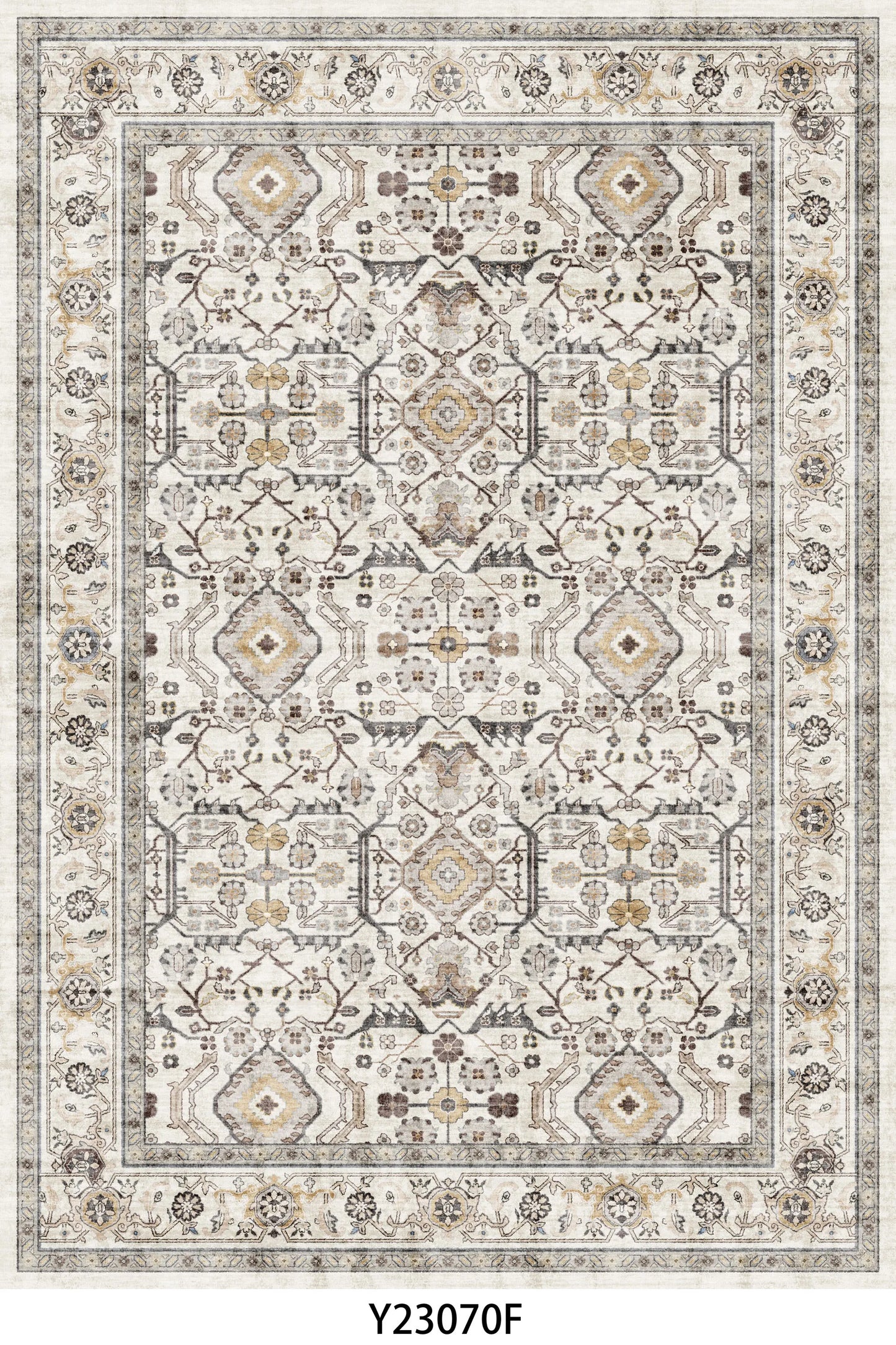 Vintage Area Rugs for Living Room and Bedroom