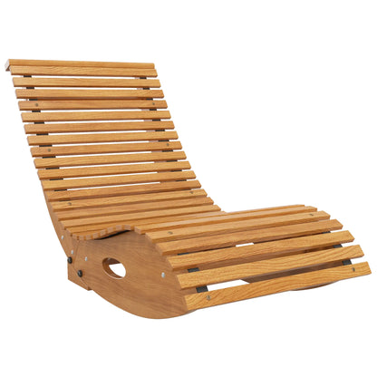 Outdoor Wooden Rocking Chair