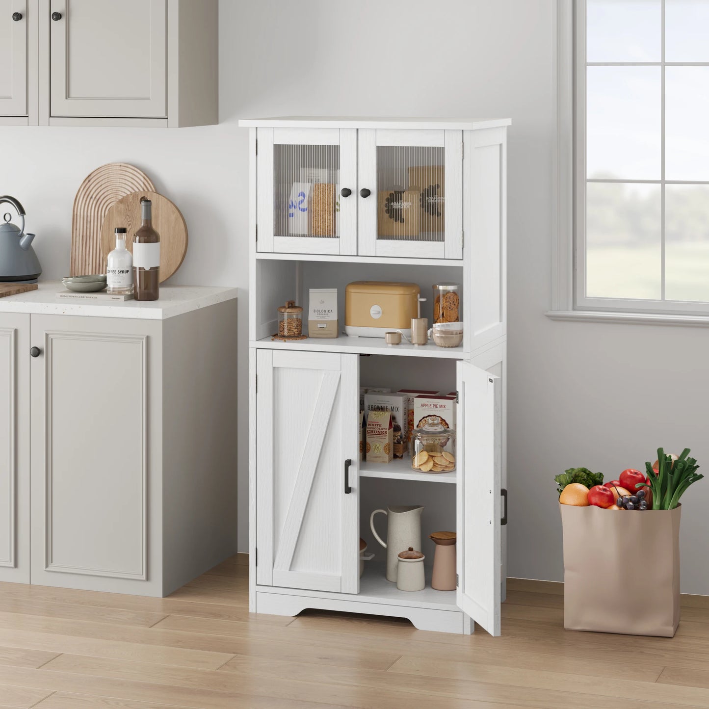 Kitchen Pantry Cupboard or Bathroom Cabinet