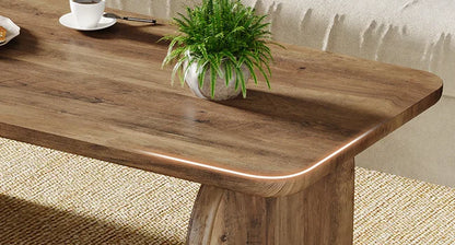 Farmhouse Coffee Table with Sturdy Base