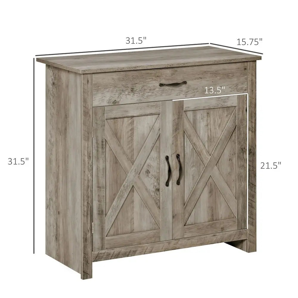 Farmhouse Sideboard Buffet or Coffee Bar Cabinet