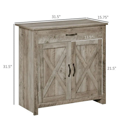 Farmhouse Sideboard Buffet or Coffee Bar Cabinet