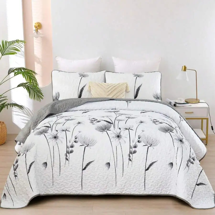 3 Piece Bedding Set for Twin, Full, Queen, or King Size