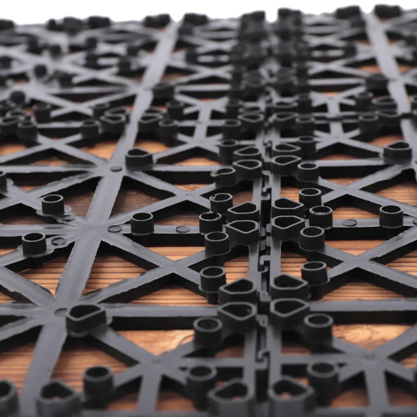 Outdoor Hardwood Interlock Flooring Tiles for Patio & Balcony