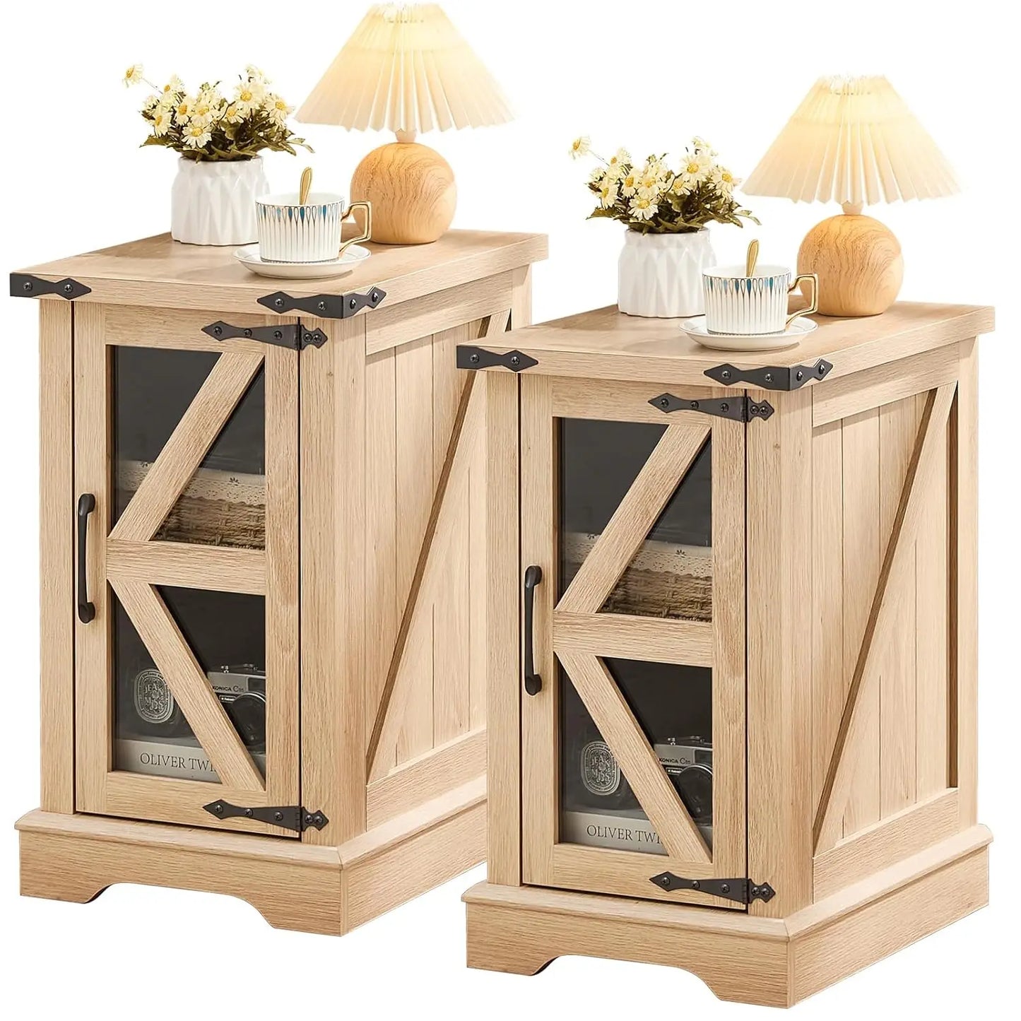 Set of 2, Farmhouse End Tables
