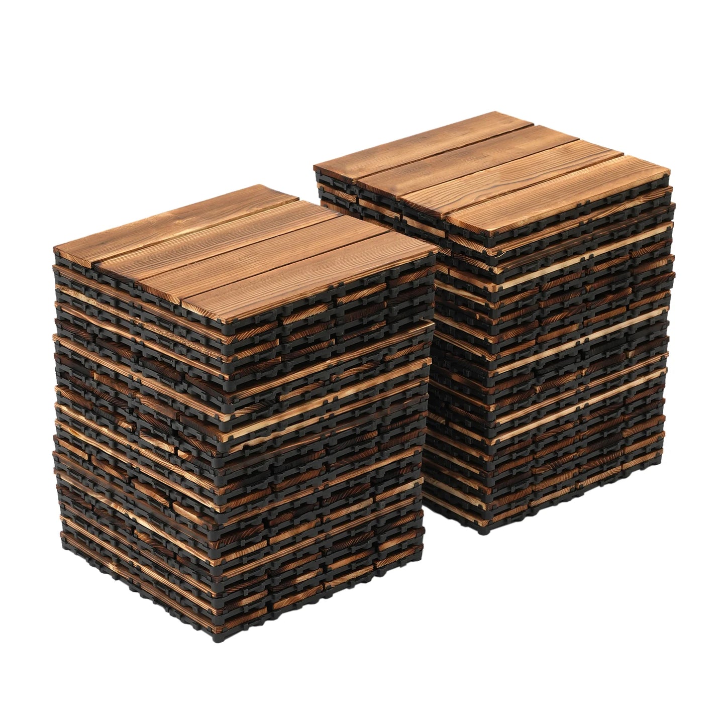 Outdoor Hardwood Interlock Flooring Tiles for Patio & Balcony