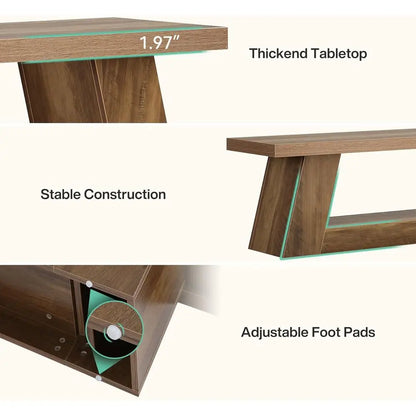 Rustic TV Stand for Living Room or Display Shelf for Entryway