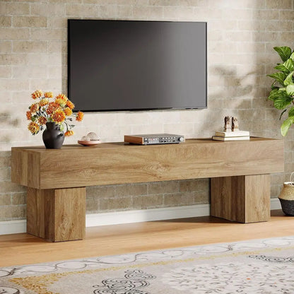 Farmhouse TV Stand for Living Room or Console Table