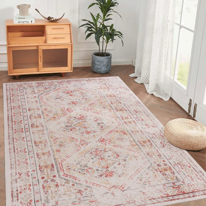 Vintage Area Rug for Living Room, Dining Room or Bedroom