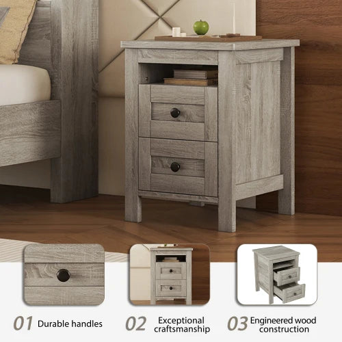 3-Piece Farmhouse Bedroom Sets Full & Queen Size