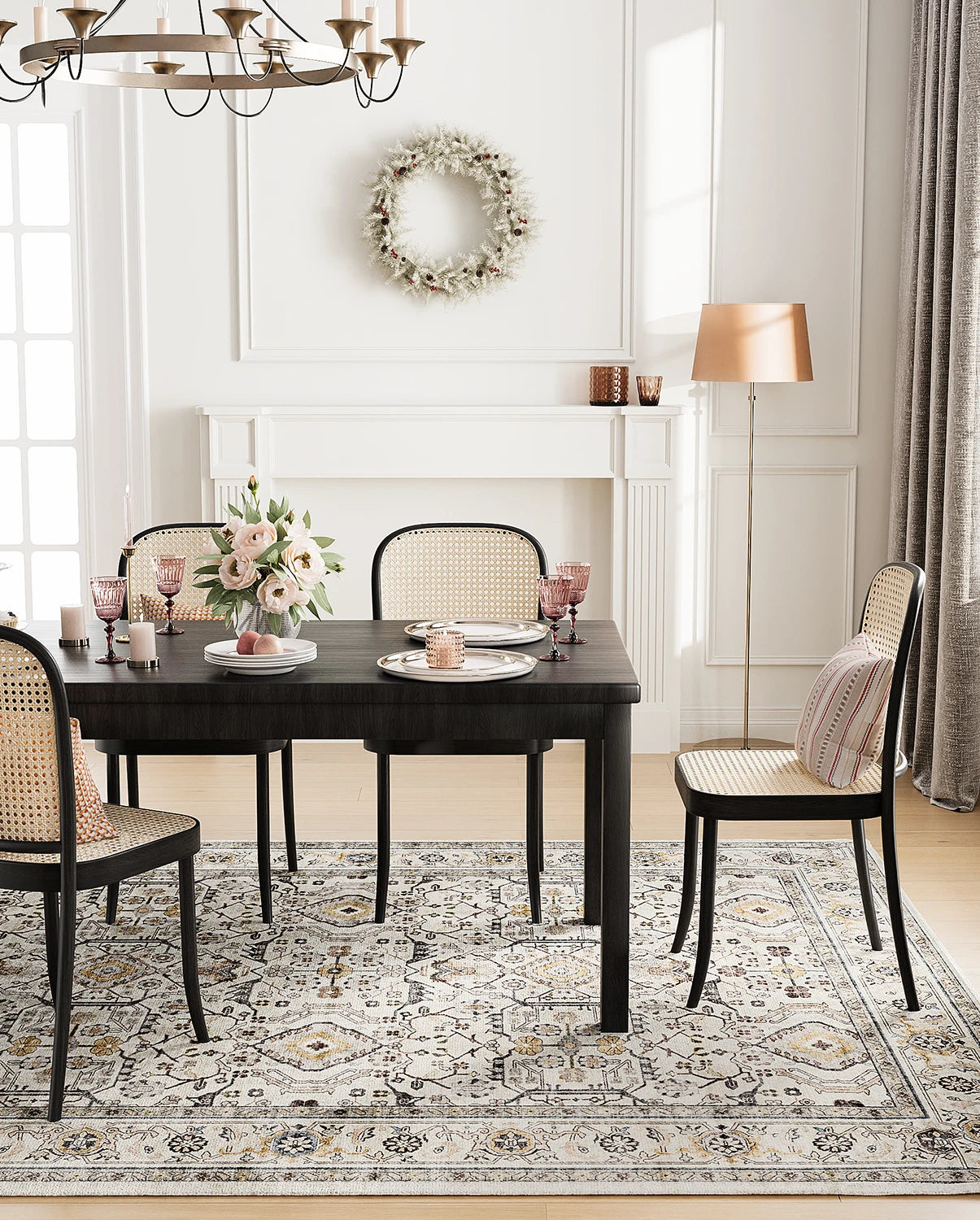 Vintage Area Rugs for Living Room and Bedroom