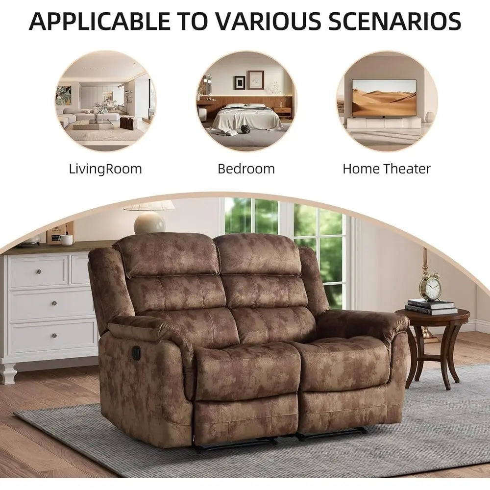 2-Seat Dual Reclining Sofa