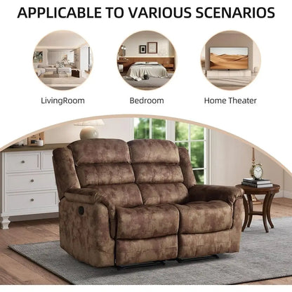 2-Seat Dual Reclining Sofa