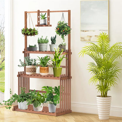 Heavy Duty Hanging Plant Stand for Indoor, Outdoor