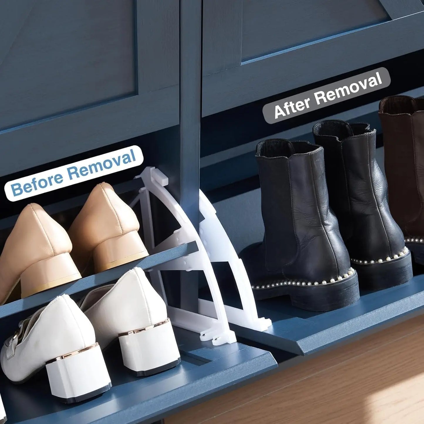 Farmhouse Shoe Storage Cabinet