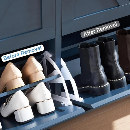 Farmhouse Shoe Storage Cabinet