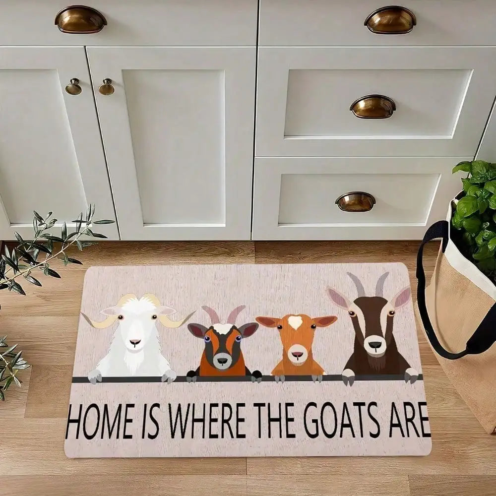 Farmhouse Doormat, Bathroom Rug, Kitchen Mat