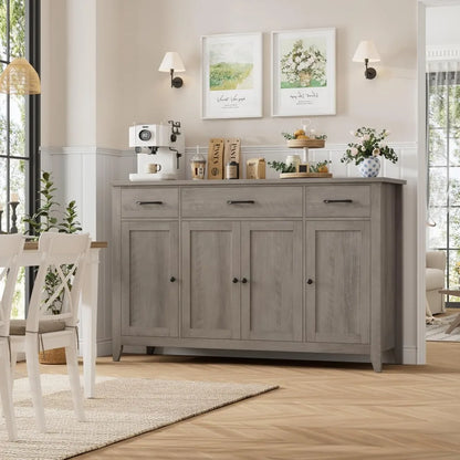 Farmhouse Buffet Cabinet with Drawers
