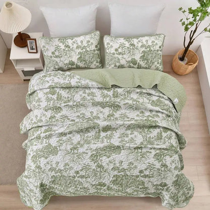 3 Piece Bedding Set for Twin, Full, Queen, or King Size