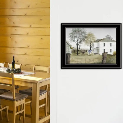 Spring Cleaning Framed Print, Ready to Hang
