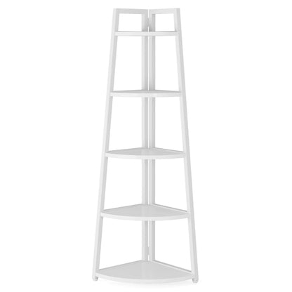 Wooden Corner Bookshelf & Display Shelves